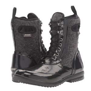 Bogs Sidney Rain Boots Wool Size 7